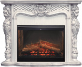 Dimplex Каминокомплект Castle - Слоновая кость с темной патиной с очагом Symphony 30'' DF3020-INT
