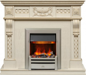 Dimplex Каминокомплект Corsica - Слоновая кость с патиной (Ширина 1100) с очагом Chesford