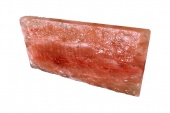 Плитка из розовой гималайской соли 200*100*25 мм сторона натуральная