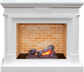 Dimplex Каминокомплект Coventry - Белый / Кирпич  с очагом Cassette 400 NH