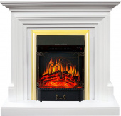 Royal Flame Каминокомплект Bradford - Белый с очагом Majestic FX Brass