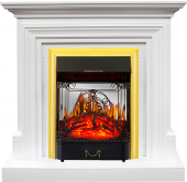 Royal Flame Каминокомплект Bradford - Белый с очагом Majestic FX M Brass