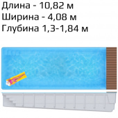 Композитный бассейн Ксабия Pool Cover