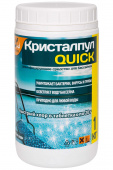 Дезинфицирующее средство Кристалпул QUICK для бассейнов, табл.20 г, банка 1 кг