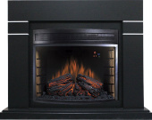 Royal Flame Каминокомплект Lindos - Черный (Высота 985мм) с очагом Dioramic 28 LED FX