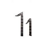 Кованная цифра "1" 15 см