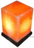 Лампа из гималайской соли в форме высокого куба с диммером (4,5 кг)
