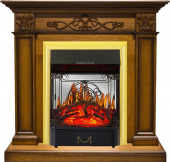 Royal Flame Каминокомплект Verona - Дуб антик с очагом Majestic FX M Brass