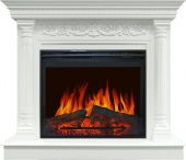Royal Flame Каминокомплект Sicilia - Белый с очагом Jupiter FX New