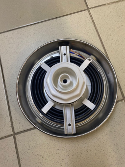 Светильник SlimLED-INOX светодиодный RGB+White D=252 мм 36Вт 12В оправа н/с AISI 304 (универсальный) (052153SS)