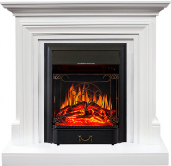 Royal Flame Каминокомплект Bradford - Белый с очагом Majestic FX Black