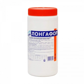 Лонгафор 1 кг. медленный хлор (таблетки по 200 гр.)