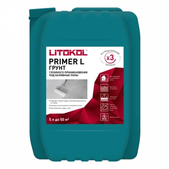 Грунтовка для подготовки оснований PRIMER L (5 кг.) фото 