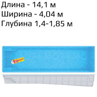 Композитный бассейн Порто