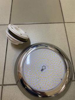 Светильник SlimLED-INOX светодиодный RGB+White D=252 мм 36Вт 12В оправа н/с AISI 304 (универсальный) (052153SS)