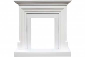 Royal Flame Каминокомплект Bradford - Белый с очагом Majestic FX Brass