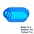Полипропиленовый бассейн Неаполь Picasso с римской лестницей