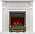 Royal Flame Каминокомплект Venice - Фактурный белый с очагом Aspen Gold