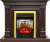 Royal Flame Каминокомплект Dallas - Темный дуб с очагом Majestic FX M Brass