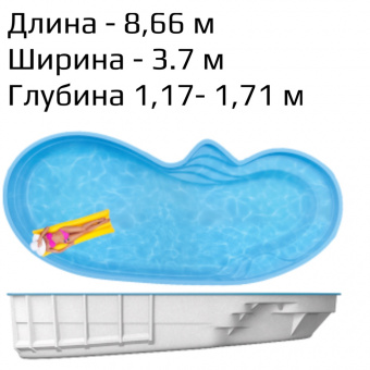 Композитный бассейн Монако