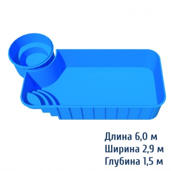 Полипропиленовый бассейн Анкона Spa