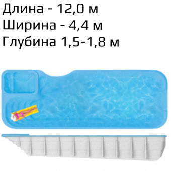 Композитный бассейн Премьер-SPA