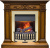 Dimplex Каминокомплект Verona - Дуб антик с очагом Danville Brass FB2 Dimplex Каминокомплект Verona - Дуб антик с очагом Danville Brass FB2