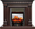 Royal Flame Каминокомплект Dallas - Темный дуб с очагом Fobos FX M Black