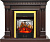 Royal Flame Каминокомплект Dallas - Темный дуб с очагом Majestic FX M Brass