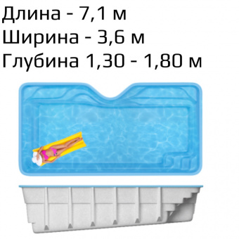 Композитный бассейн Маттерхорн