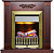 Dimplex Каминокомплект Lumsden - Махагон коричневый антик с очагом Danville Antique Brass FB2