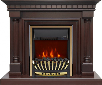 Royal Flame Каминокомплект Dallas - Темный дуб с очагом Aspen Gold