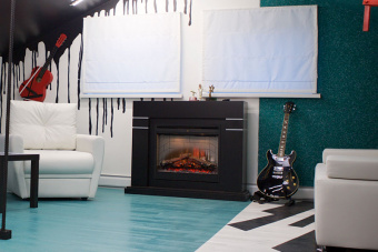 Dimplex Каминокомплект Lindos - Черный (Высота 985мм) с очагом Symphony 26'' DF2608-INT