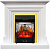 Royal Flame Каминокомплект Bradford - Белый с очагом Fobos FX M Brass