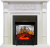 Royal Flame Каминокомплект Venice - Фактурный белый с очагом Majestic FX M Black Royal Flame Каминокомплект Venice - Фактурный белый с очагом Majestic FX M Black