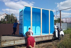 Доставка бассейнов