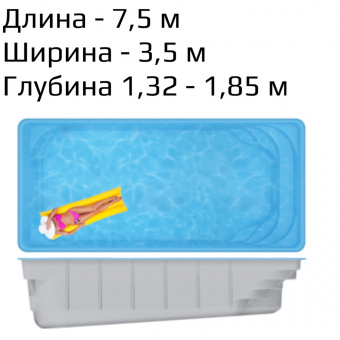 Композитный бассейн Олимп