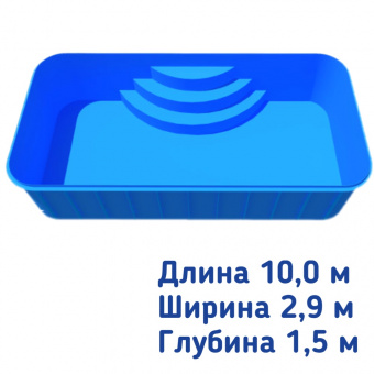 Полипропиленовый бассейн Бари Giotto с римской лестницей