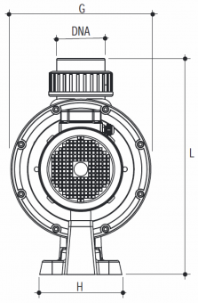 Насос без префильтра 78 м3/ч Gemas Flooder JET FLJ450T 3,3 кВт 400 В (0111FLJ45)