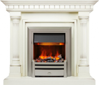 Dimplex Каминокомплект Dallas - Слоновая кость с патиной с очагом Chesford