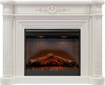 Dimplex Каминокомплект Manor - Белый дуб с очагом Symphony 26'' DF2608-INT