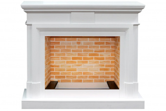 Dimplex Каминокомплект Coventry - Белый / Кирпич  с очагом Cassette 400 NH