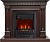 Royal Flame Каминокомплект Dallas - Темный дуб с очагом Aspen Black