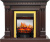 Royal Flame Каминокомплект Dallas - Темный дуб с очагом Fobos FX M Brass