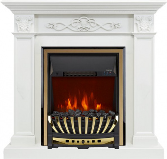 Royal Flame Каминокомплект Verona - Белый дуб с очагом Aspen Gold