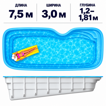 Композитный бассейн Флери