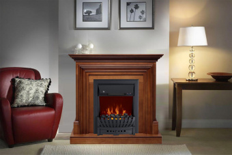 Royal Flame Каминокомплект Bradford - Белый с очагом Majestic FX Brass