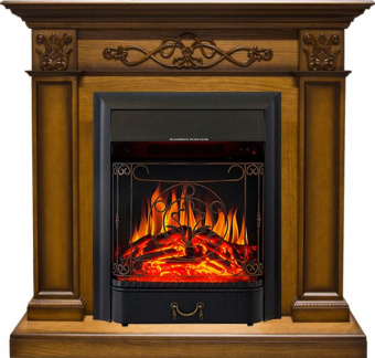 Royal Flame Каминокомплект Verona - Дуб антик с очагом Majestic FX Black