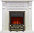 Royal Flame Каминокомплект Venice - Фактурный белый с очагом Aspen Gold Royal Flame Каминокомплект Venice - Фактурный белый с очагом Aspen Gold