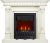 Royal Flame Каминокомплект Dallas - Слоновая кость с патиной с очагом Aspen Black Royal Flame Каминокомплект Dallas - Слоновая кость с патиной с очагом Aspen Black